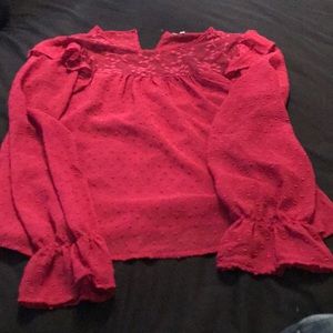 Maroon blouse